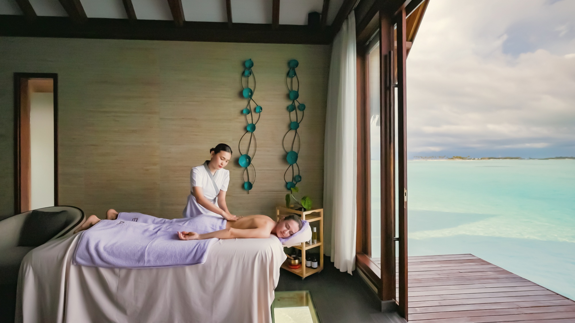 The spa. Treatments sit outside the INDULGENCE Plan, but the facility is a significant part of the resort's wellness offer.