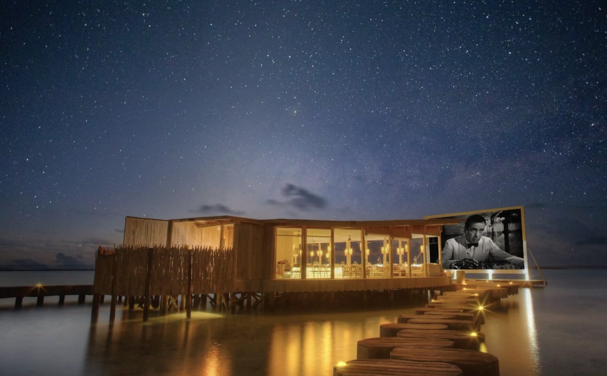 The Crescent. The property's largest private cinema reserve, with multiple bedrooms and integrated outdoor cinema.