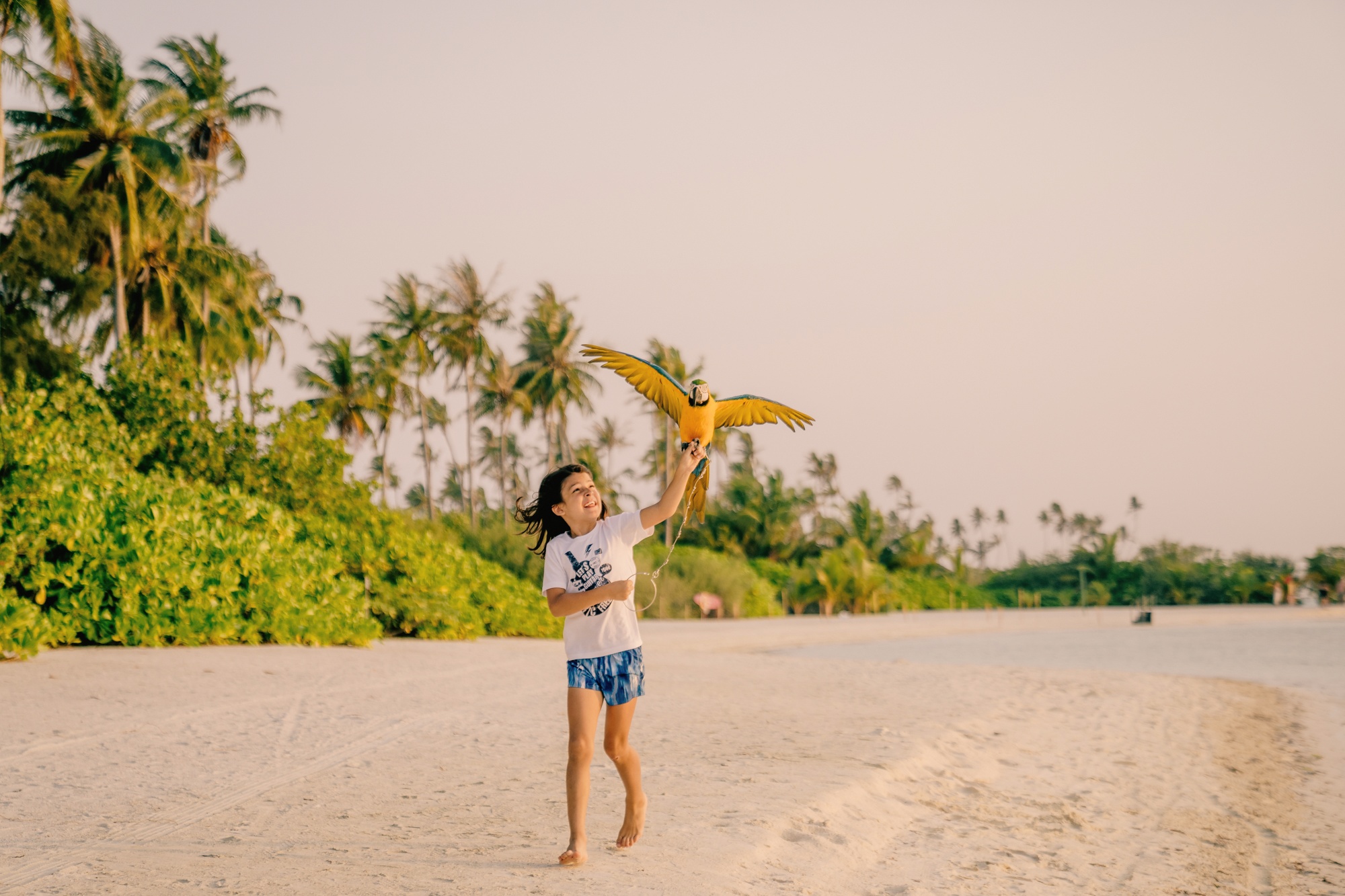 The kids club and beach edge. The beach villa side of the resort is where families concentrate, with the kids club and beach access in close proximity.