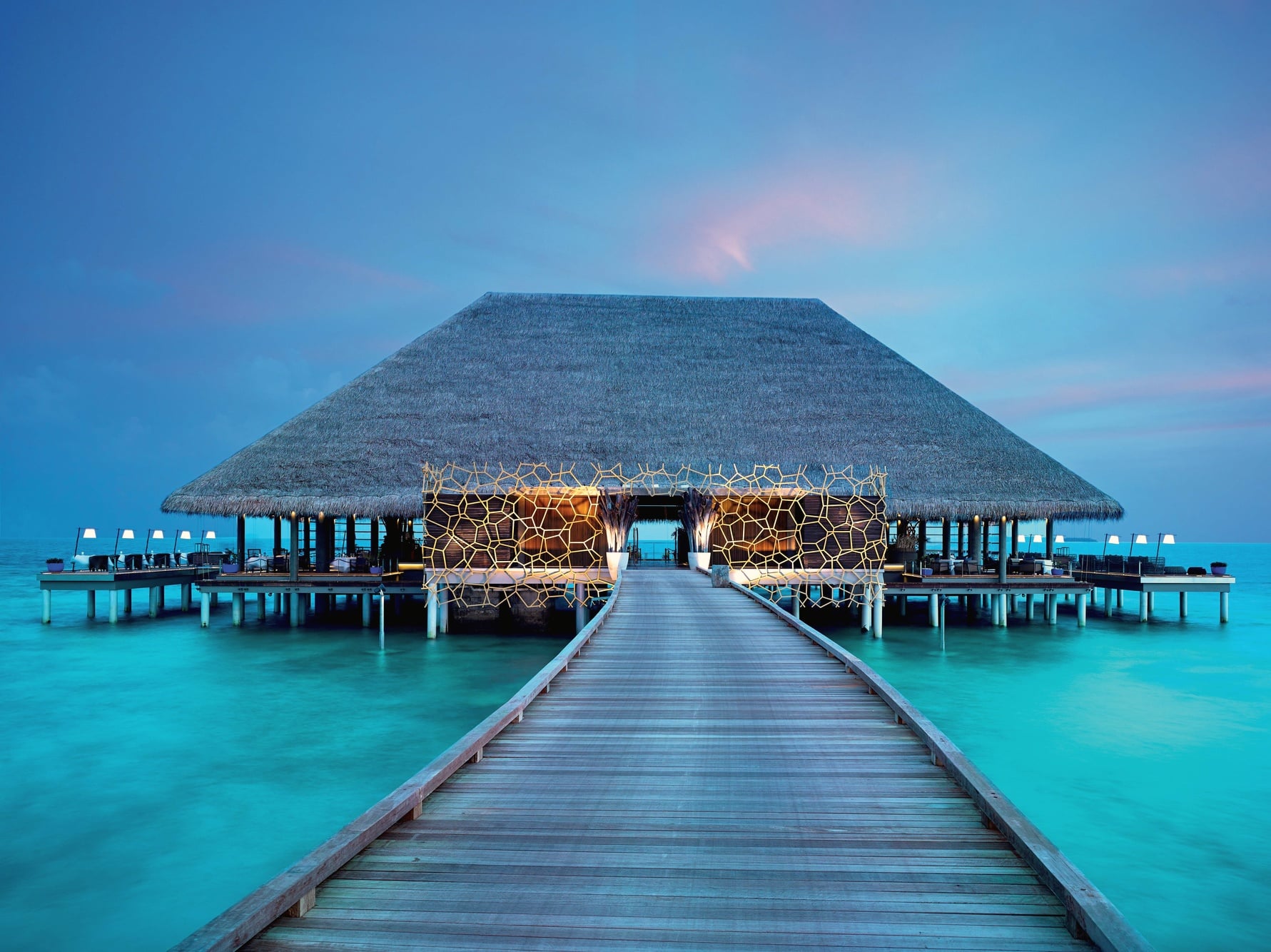 Aragu. The signature dining venue with the largest wine cellar in the Maldives, the wine programme is one of the most serious in the Indian Ocean.