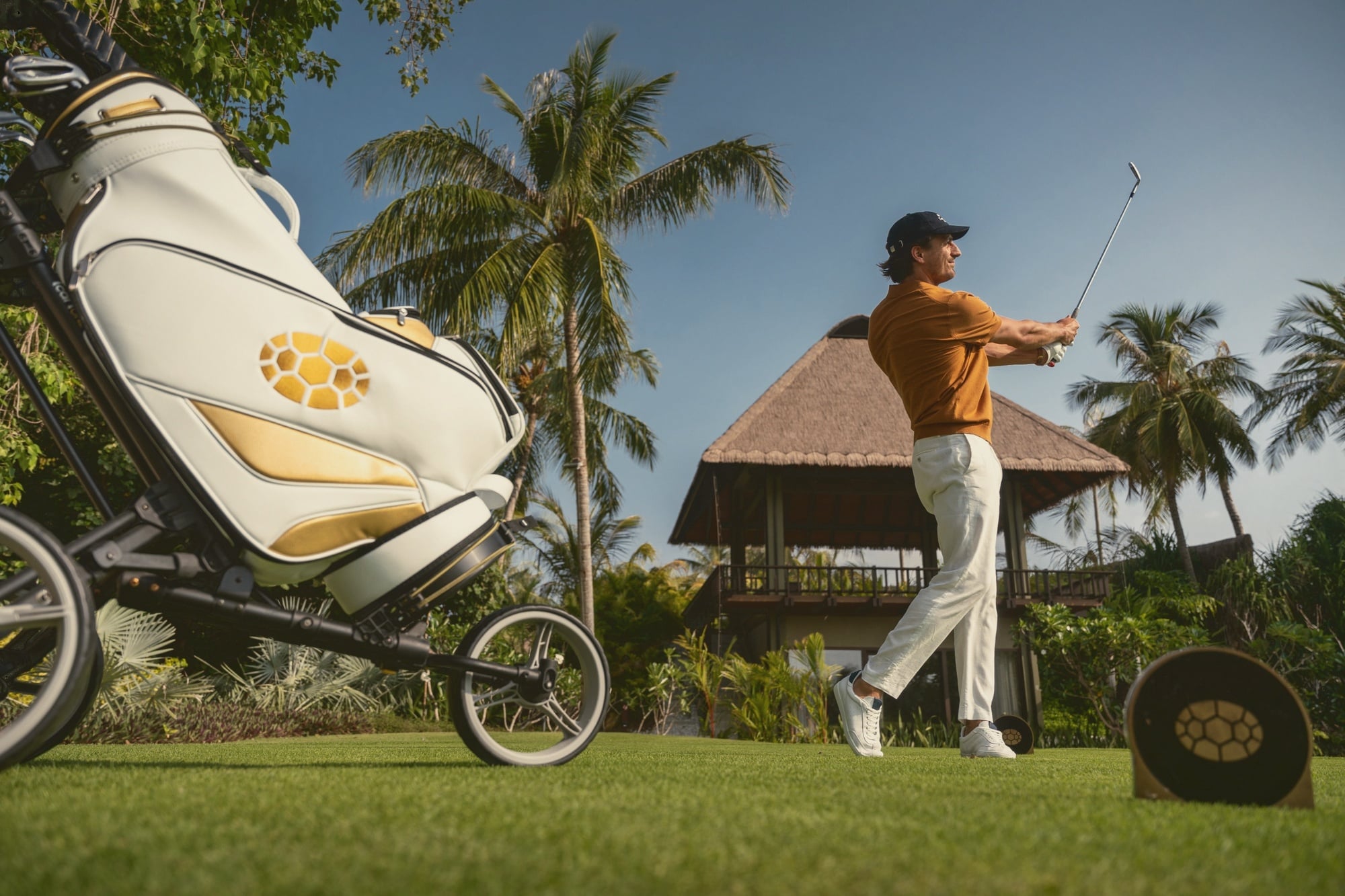 The Velaa golf academy. Designed by Olazábal, the only resort golf academy of this calibre in the Maldives.