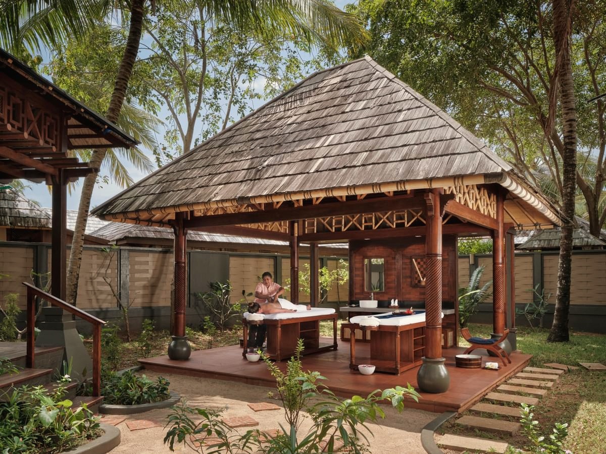 The spa or wellness facility. Villa Nautica's wellness offering sits within the broader resort programme, available to all villa categories.