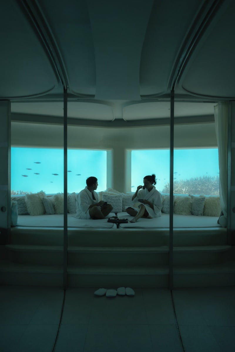 Huvafen Fushi Maldives — Underwater Villas