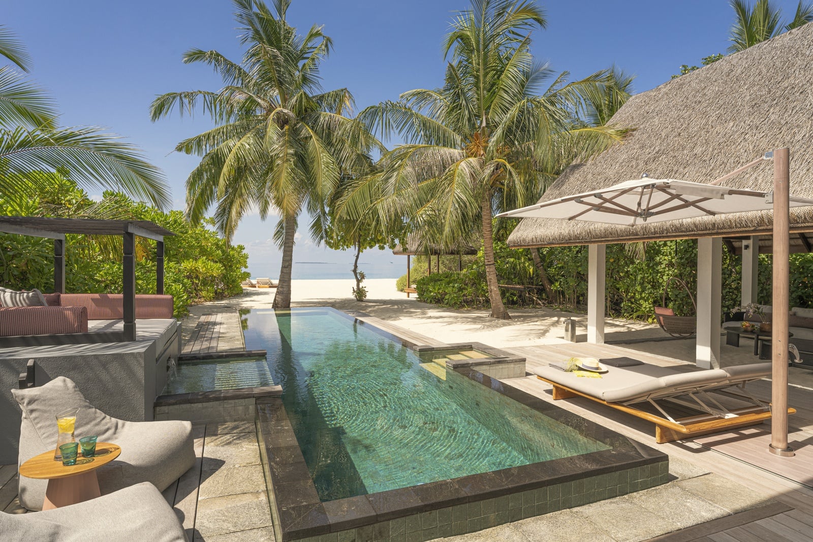 Beach Pool Villa. Four Seasons Maldives at Landaa Giraavaru