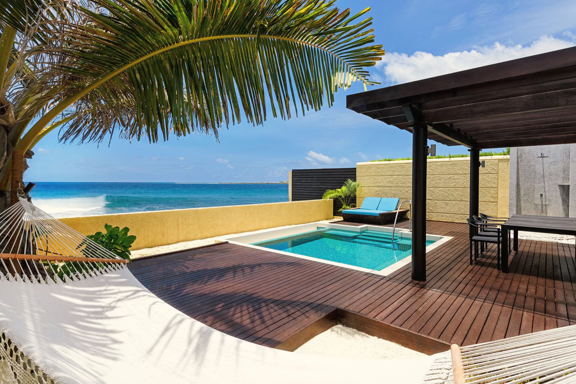 Ocean View Pool Villa. Sheraton Maldives Full Moon Resort & Spa