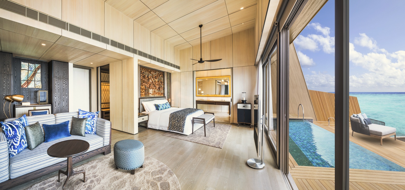 Overwater Villa. St. Regis Maldives Vommuli Resort