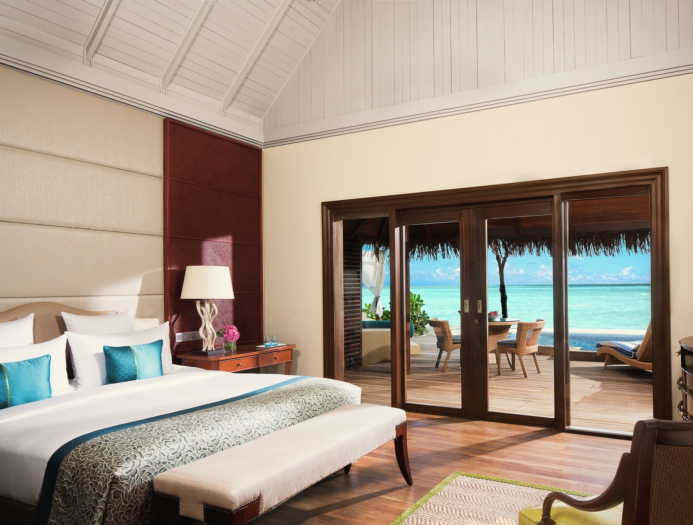 Sunrise Oceanfront Villa. Taj Exotica Resort & Spa Maldives