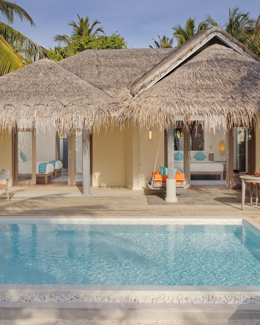 Sunrise Beach Pool Villa. Anantara Dhigu Maldives Resort