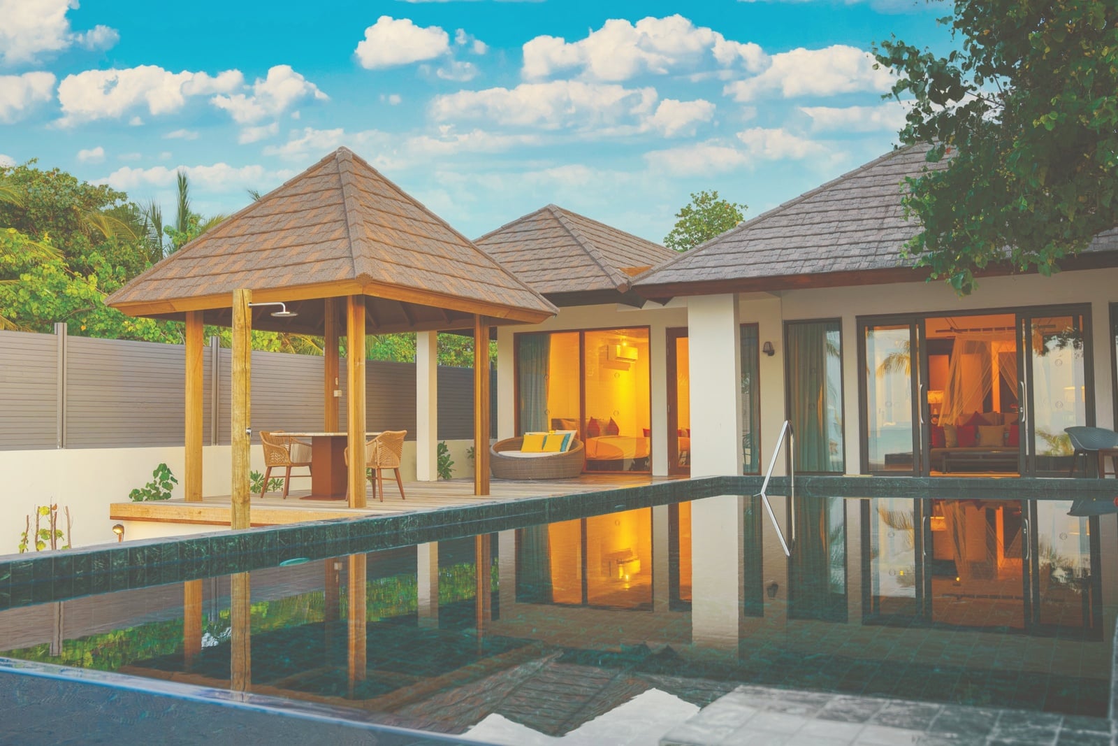 Family Sunset Pool Villa. Atmosphere Kanifushi Maldives