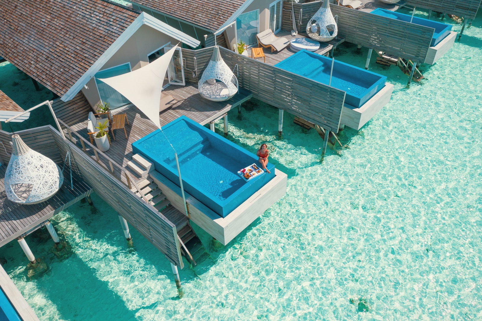 Overwater Villa. LUX* South Ari Atoll Resort & Villas