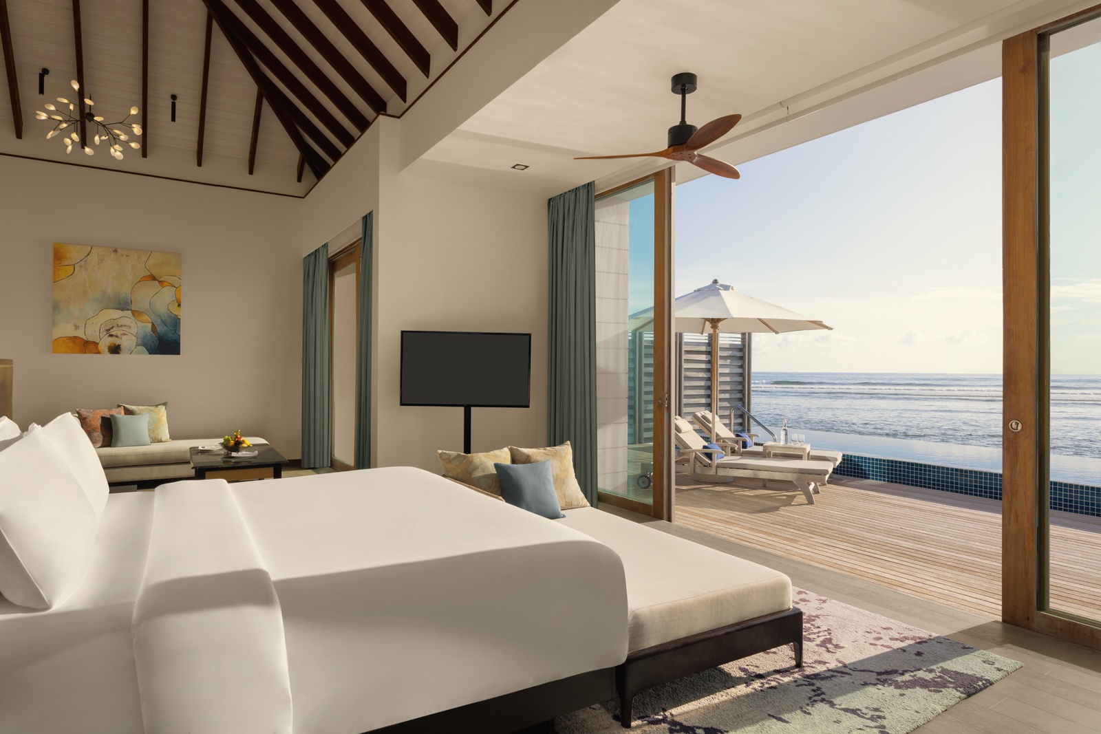 Sunrise View Overwater Villa. Radisson Blu Maldives
