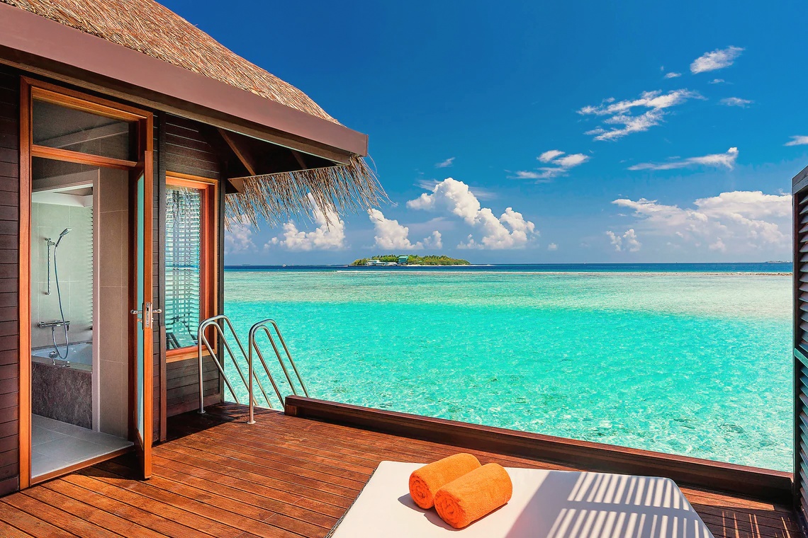 Overwater Villa. Sheraton Maldives Full Moon Resort & Spa