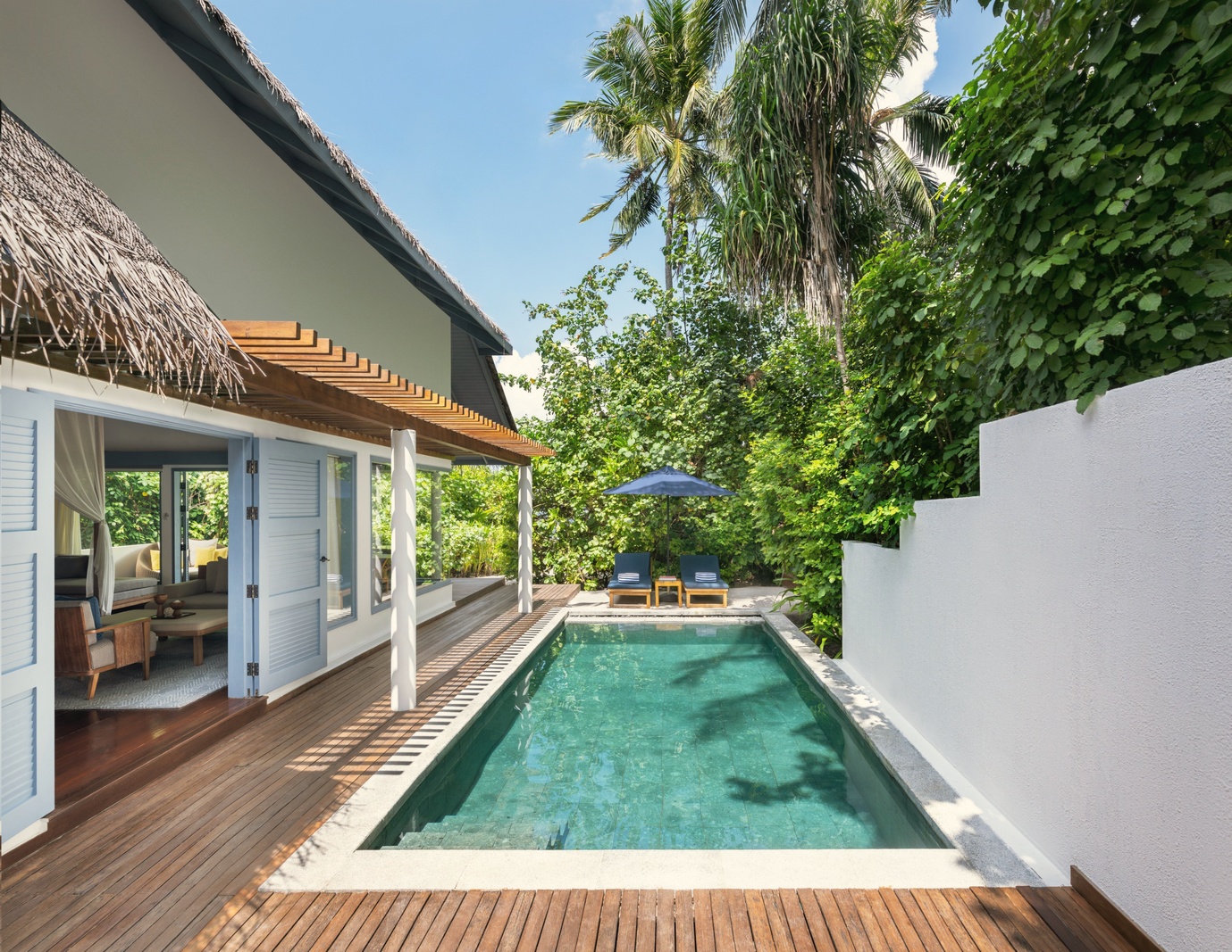 Beach Pool Villa. The Halcyon Maldives